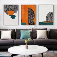  Wall Art Brown Blue Pictures